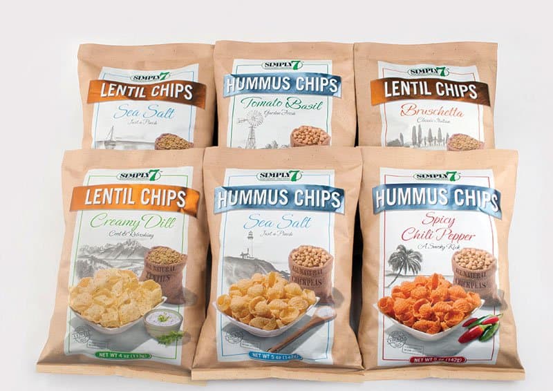 Simply 7 - Packaging design