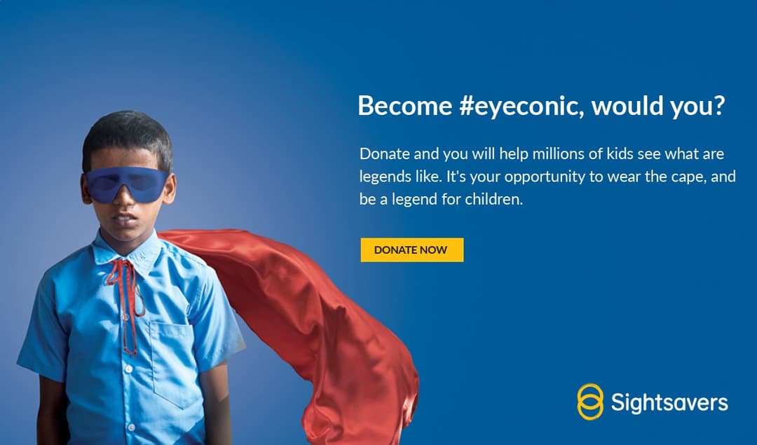 Sighsavers NGO - Ad campaign for donation