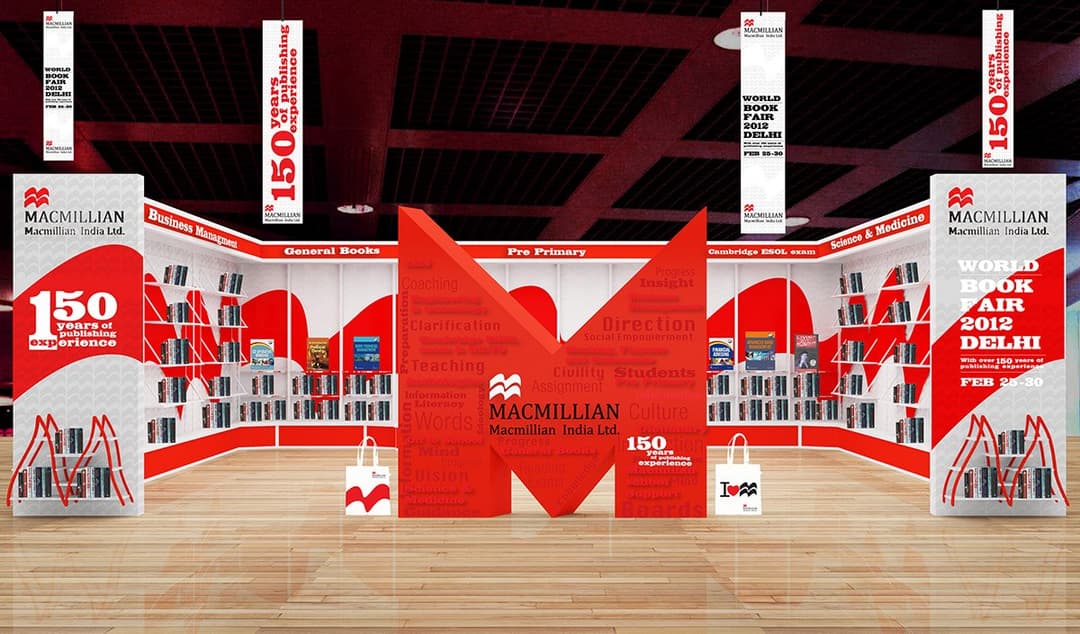 Macmillian  - 3d stall design