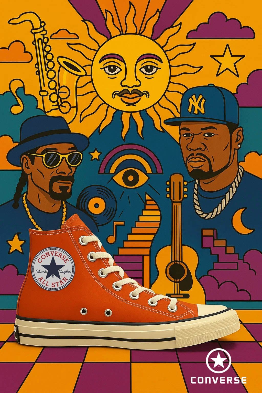Converse shoes poster